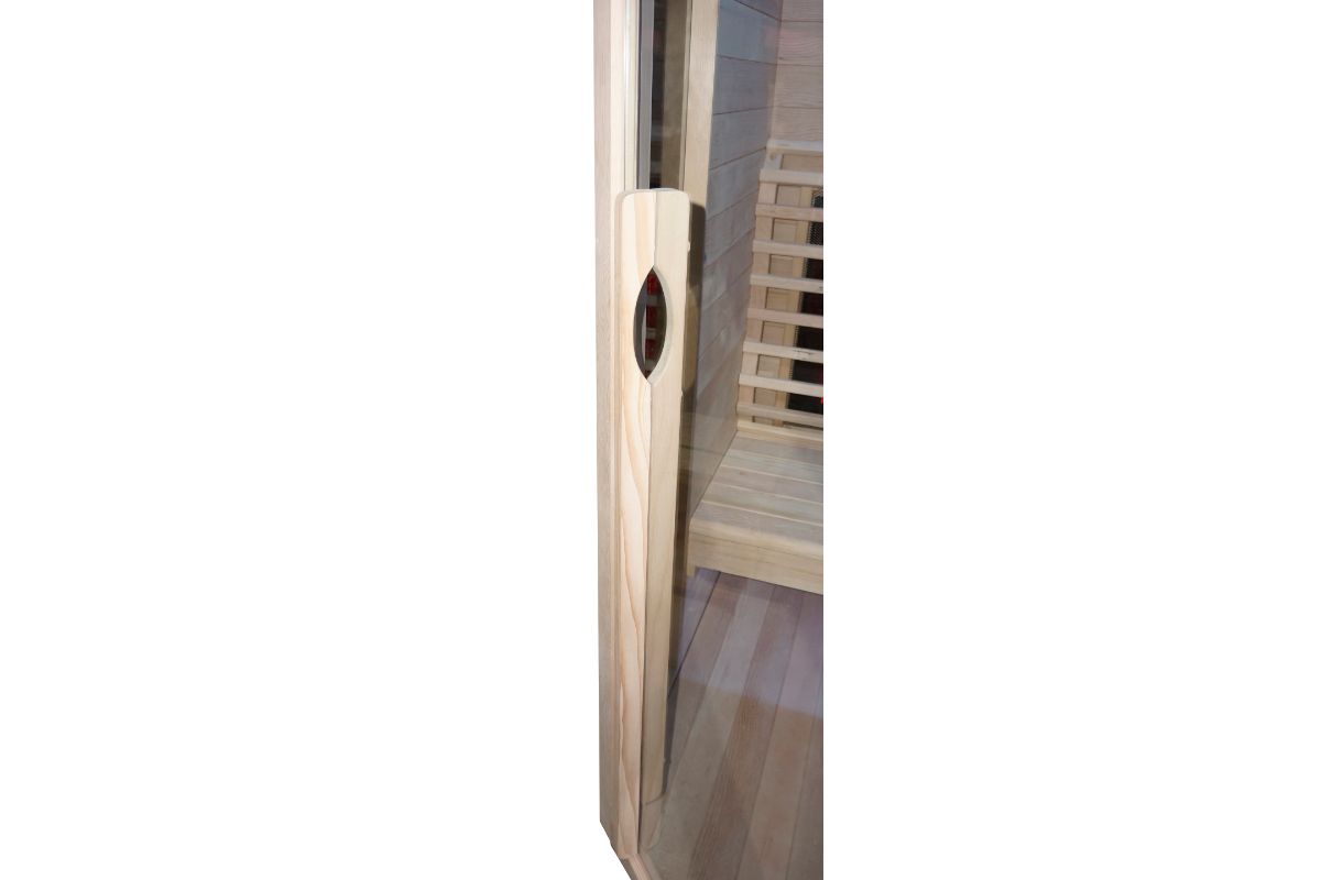 IR infrardeča Savna Full Spectrum + karbonski nano grelci - kotna - 150 x 150 x 200 cm - Image 16